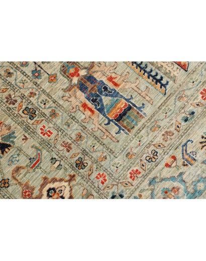 Tappeto Kazak Fine Pakistan beige grigio 203x299