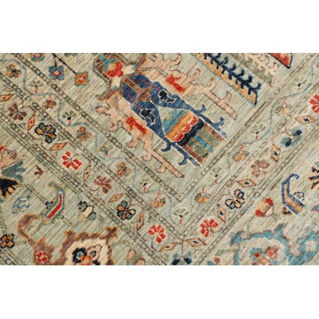 Tappeto Kazak Fine Pakistan beige grigio 203x299