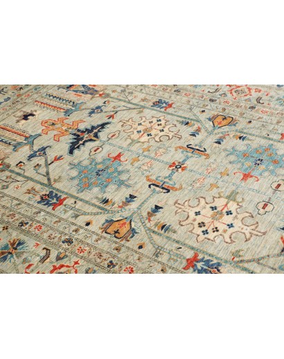 Tappeto Kazak Fine Pakistan beige grigio 203x299