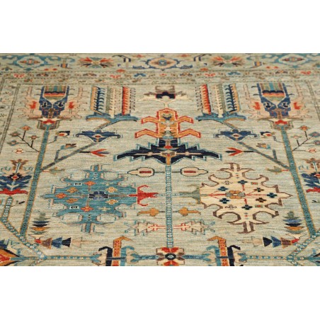 Tappeto Kazak Fine Pakistan beige grigio 203x299