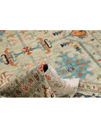 Tappeto Kazak Fine Pakistan beige grigio 203x299
