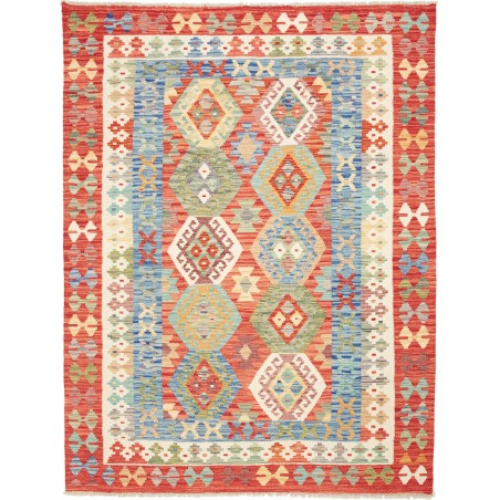 Tappeto Kilim Afghanistan marrone 154x201