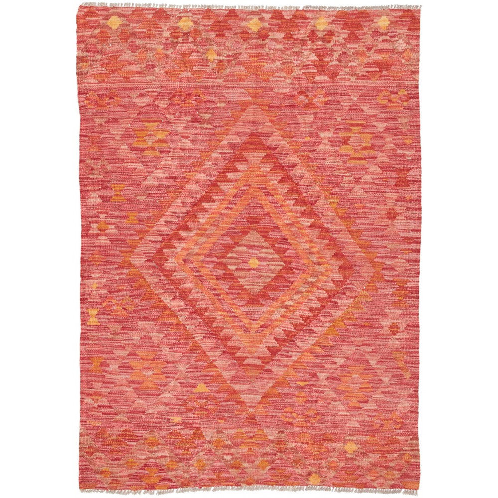 Tappeto Kilim Afghanistan rosso 106x150