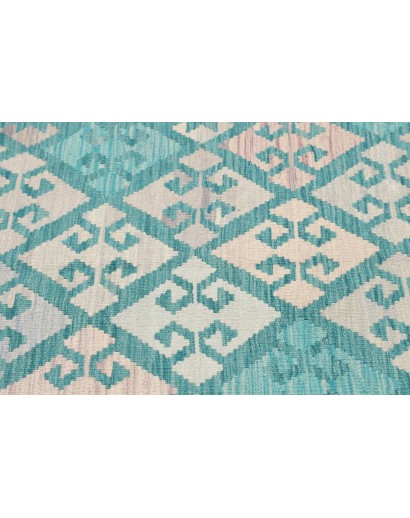 Tappeto Kilim Afghanistan beige blu 100x152