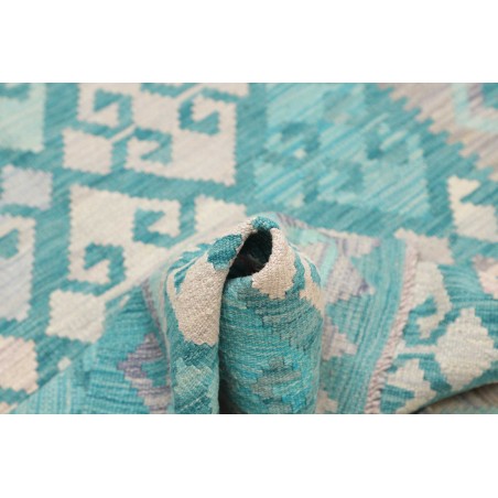 Tappeto Kilim Afghanistan beige blu 100x152