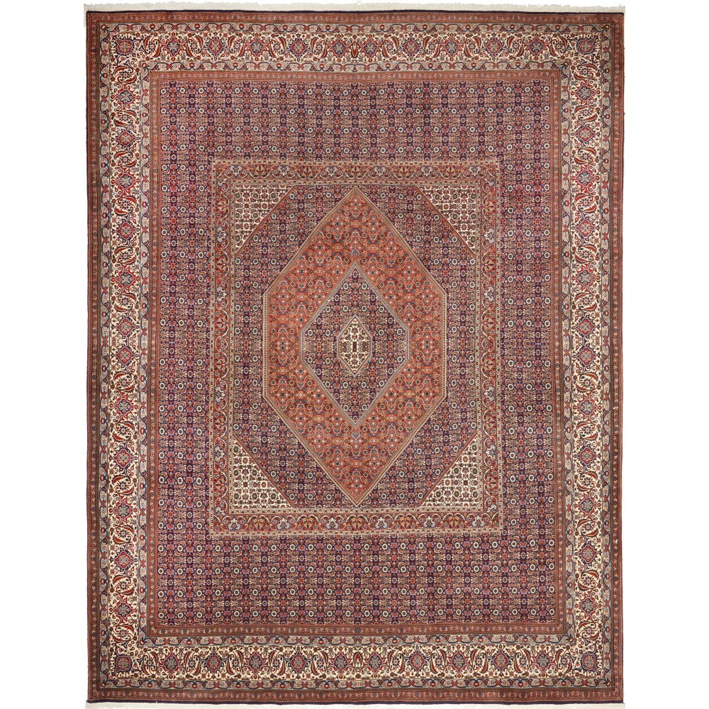 Tappeto Bidjar Persia azzurro bianco 294x395