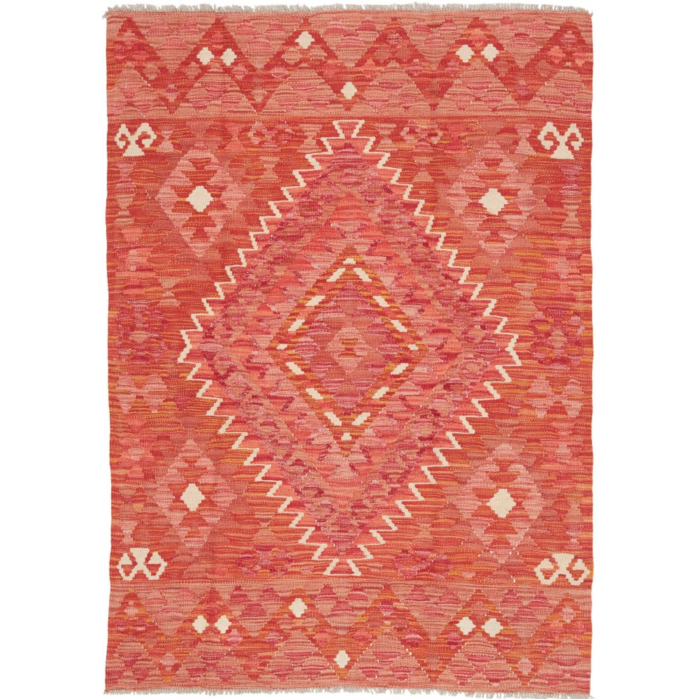 Tappeto Kilim Afghanistan rosso 102x147