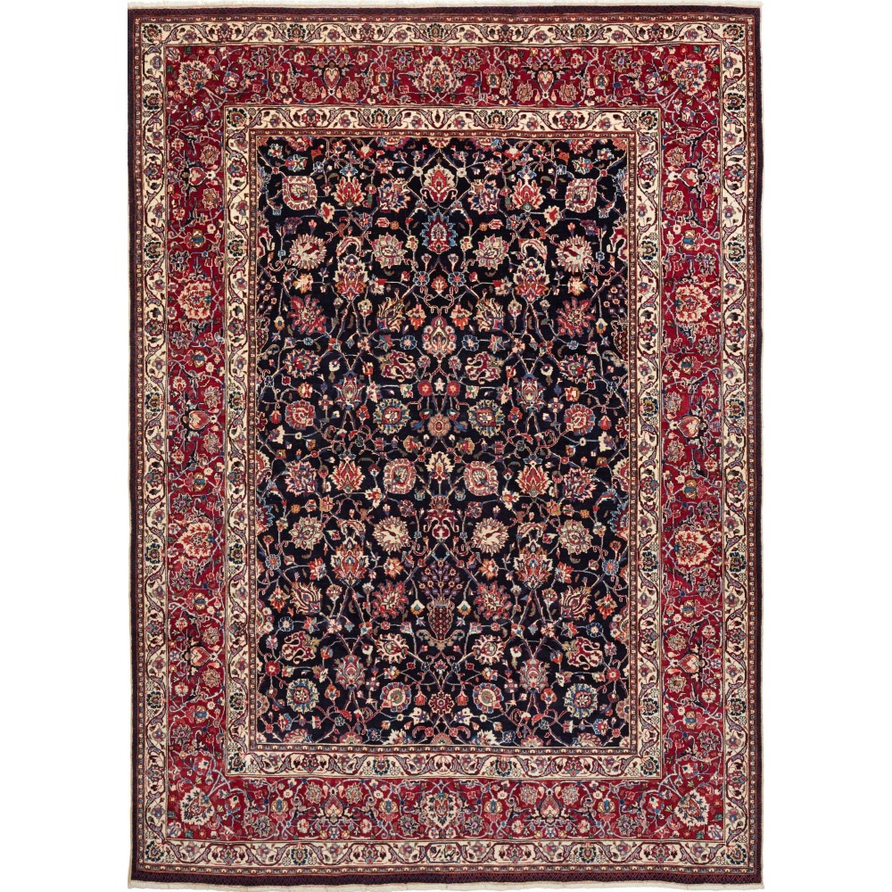Tappeto Mashad Fine Persia grigio giallo 200x273