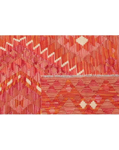 Tappeto Kilim Afghanistan rosso 102x147