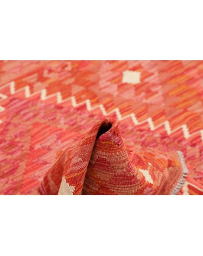 Tappeto Kilim Afghanistan rosso 102x147