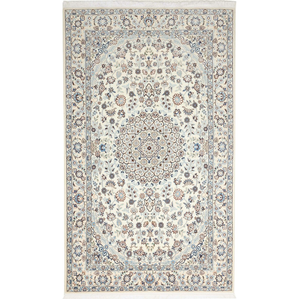 Tappeto Nain 9La Persia bianco grigio 133x223