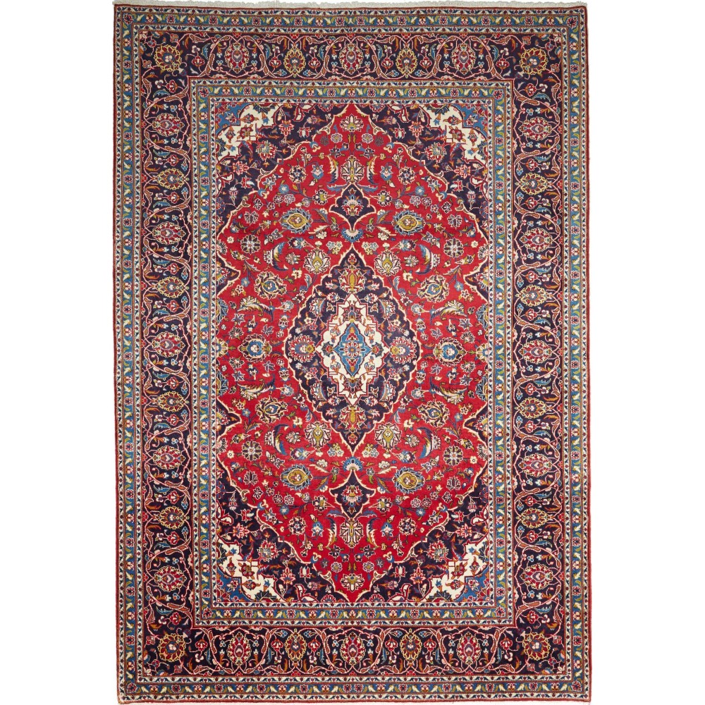 Tappeto Ardakan Persia marrone bianco 203x295
