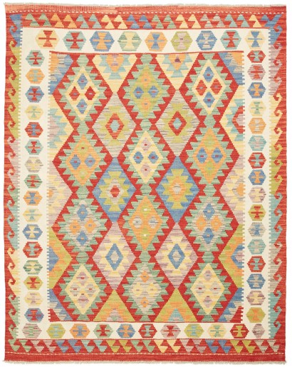 Tappeto Kilim Afghanistan marrone 158x194