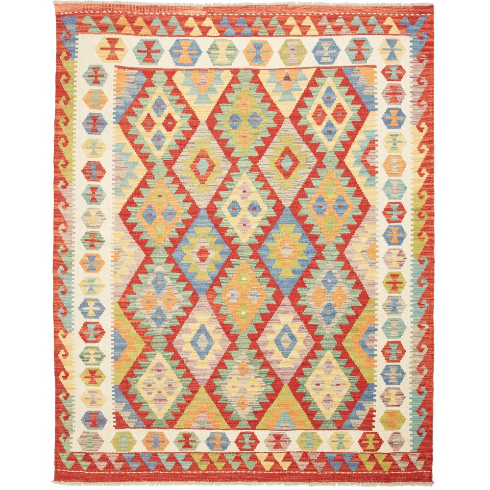 Tappeto Kilim Afghanistan marrone 158x194