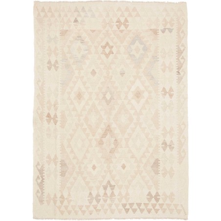 Tappeto Kilim Afghanistan bianco 133x184