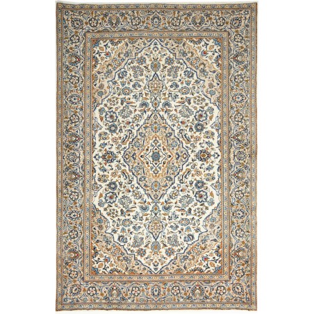 Tappeto Kashan Persia beige verde 200x304