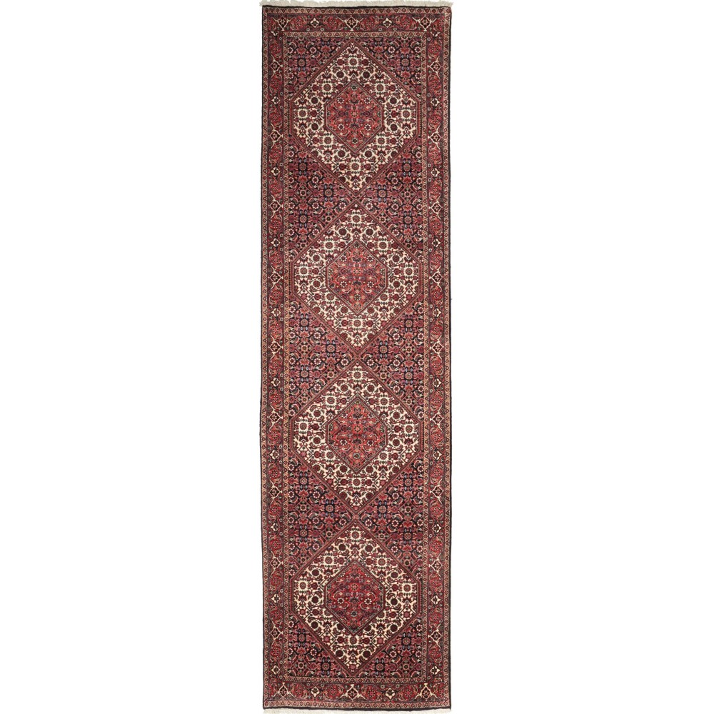 Tappeto Bidjar Persia marrone giallo 77x310