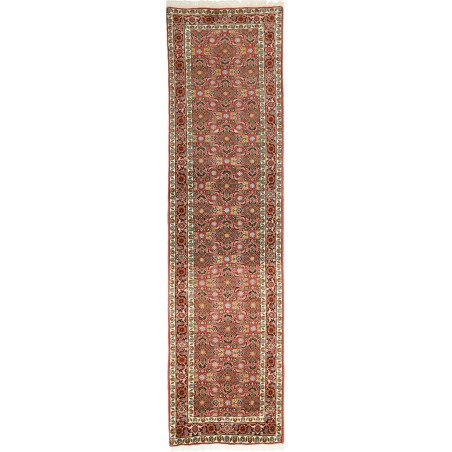 Tappeto Zandjan Persia marrone giallo 64x245