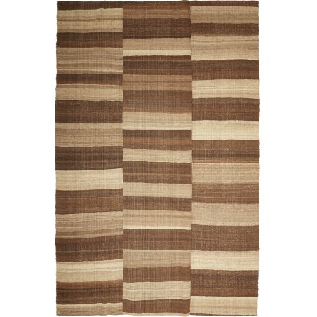 Tappeto Kilim Kavir Persia azzurro marrone 207x316