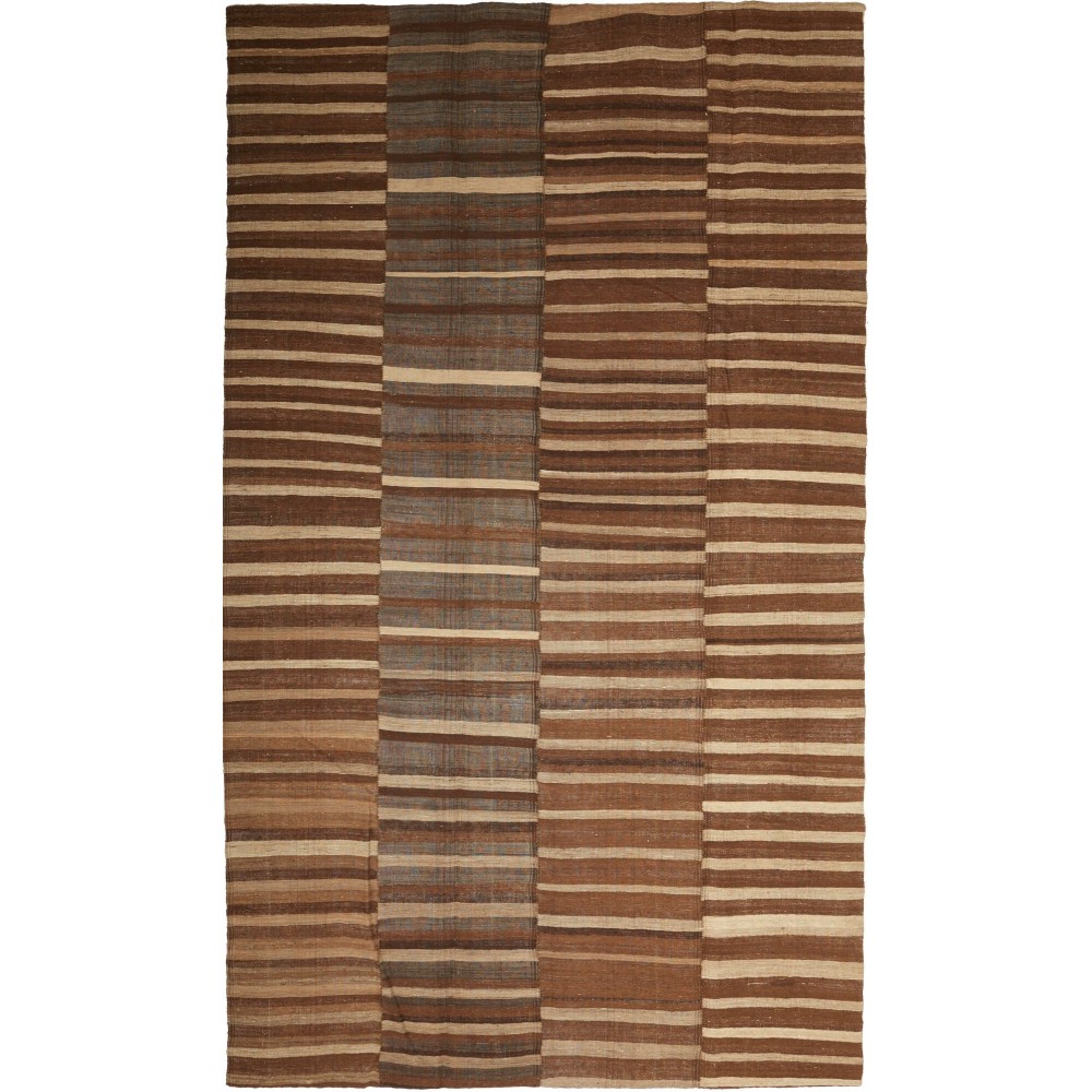 Tappeto Patch Persia verde marrone 197x337