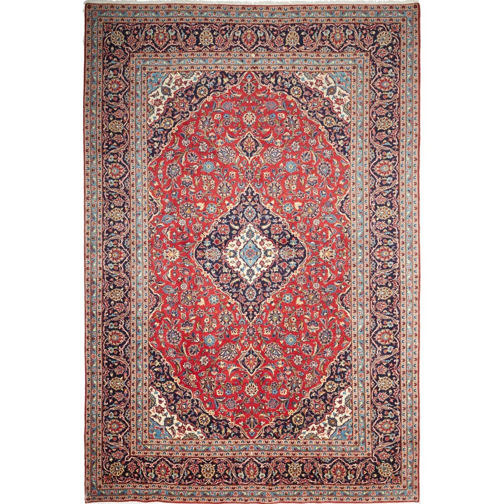 Tappeto Ardakan Persia bianco giallo 246x363