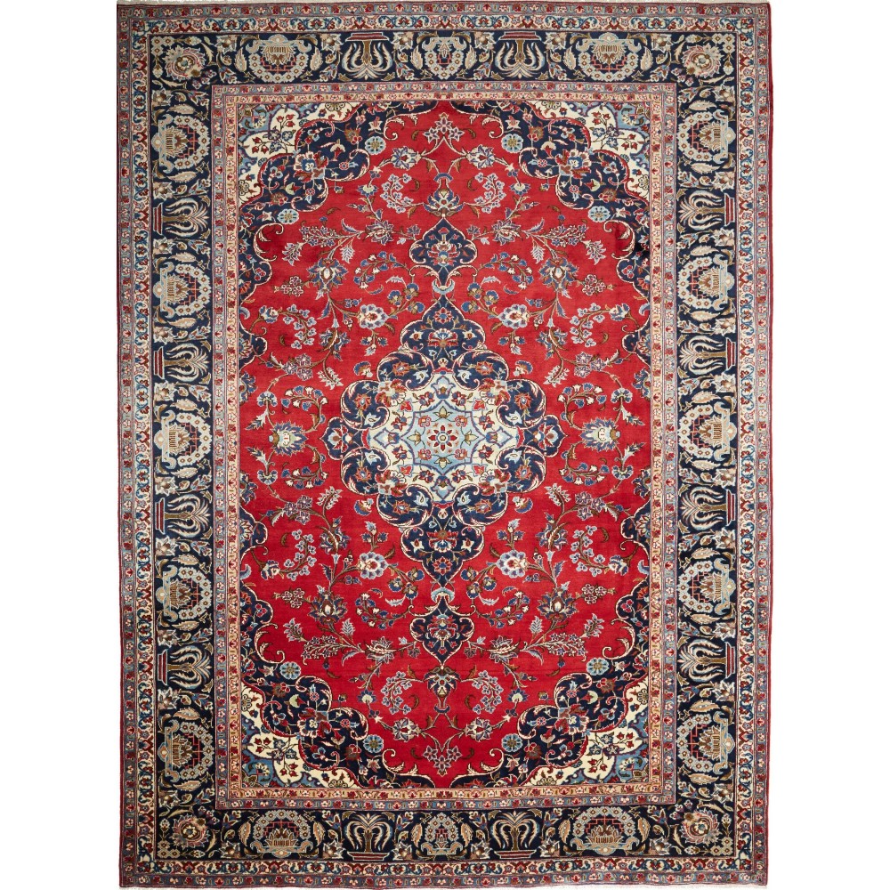 Tappeto Nadjafabad Persia marrone bianco 260x356