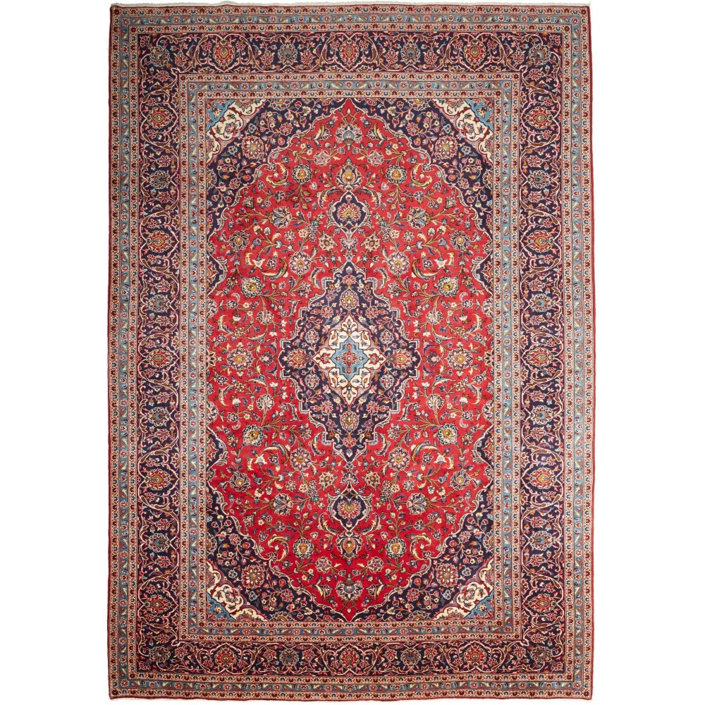 Tappeto Ardakan Persia marrone giallo 245x352
