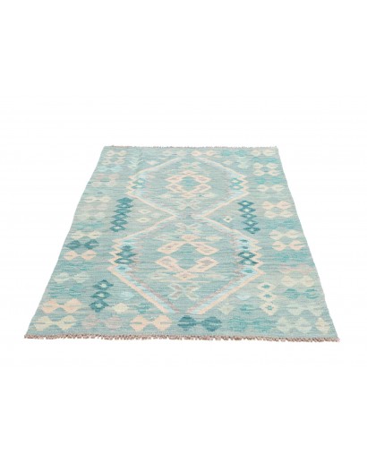 Tappeto Kilim Afghanistan beige bianco 100x153