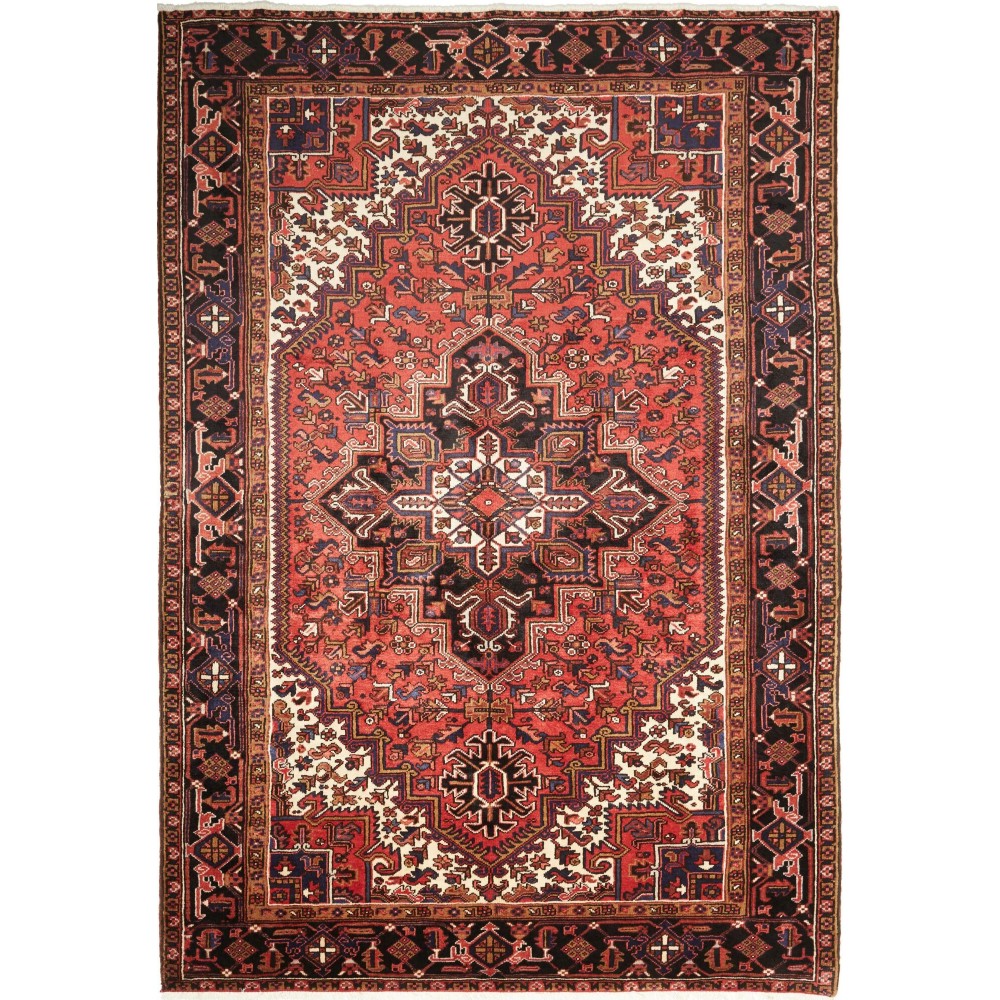 Tappeto Gorawan Persia marrone rosso 202x292