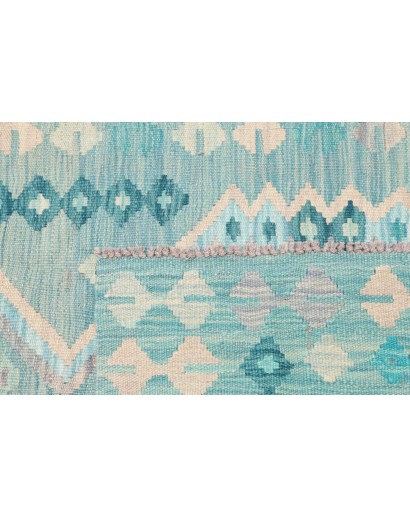 Tappeto Kilim Afghanistan beige bianco 100x153