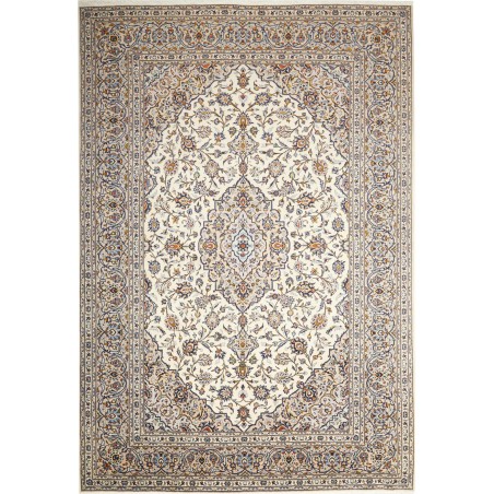 Tappeto Kashan Persia bianco 235x343