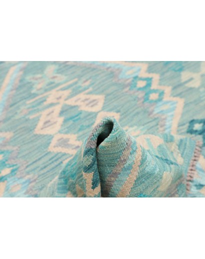 Tappeto Kilim Afghanistan beige bianco 100x153