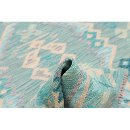 Tappeto Kilim Afghanistan beige bianco 100x153