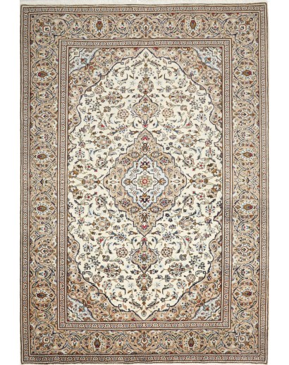 Tappeto Kashan Persia beige verde 200x290