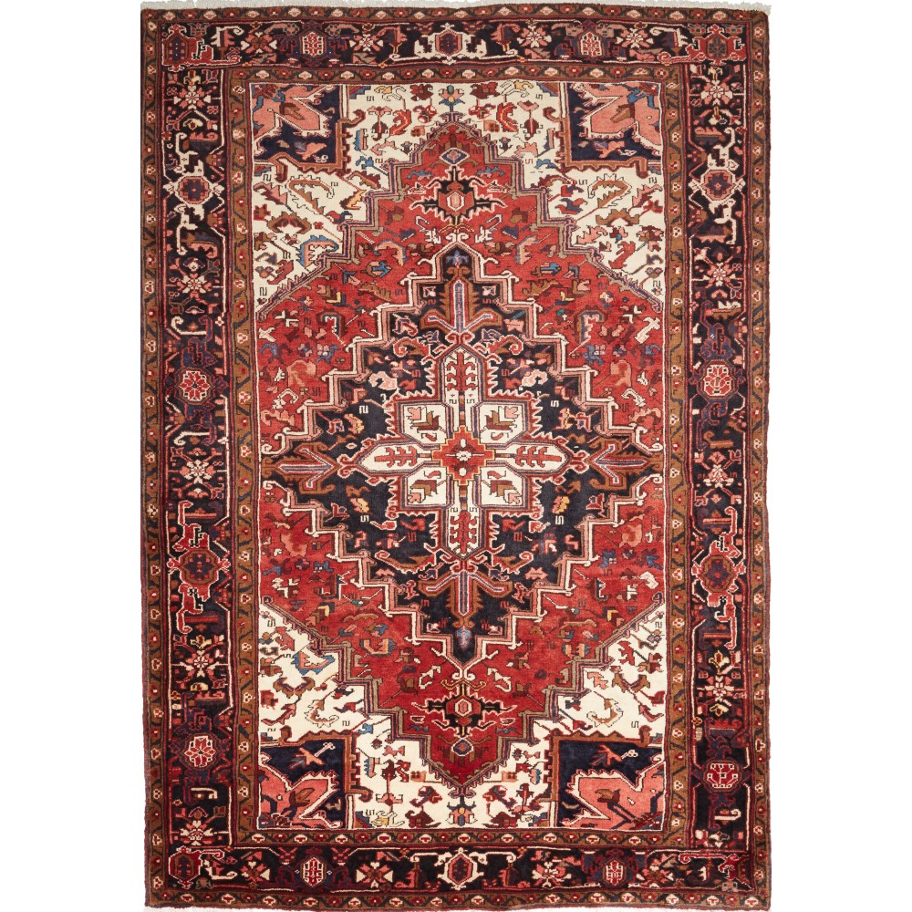 Tappeto Gorawan Persia marrone rosso 212x305
