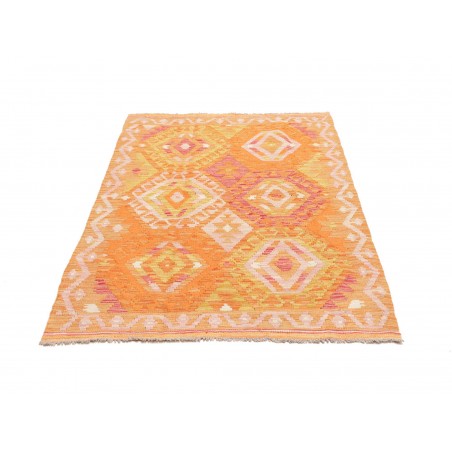 Tappeto Kilim Afghanistan arancione marrone 99x156