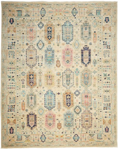 Tappeto Tribal Pakistan marrone beige 244x311