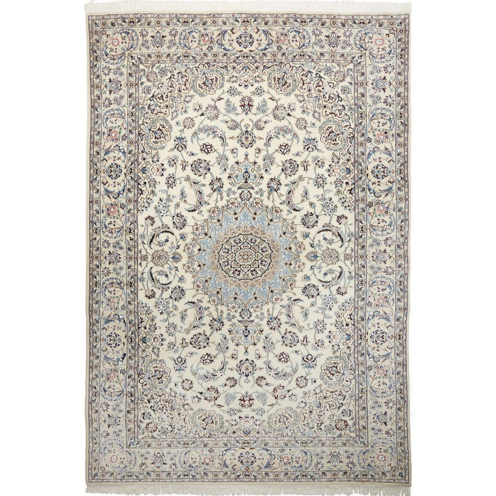 Tappeto Nain 9La Persia beige bianco 194x297 Tappeto Nain 9La Persia beige bianco 194x297