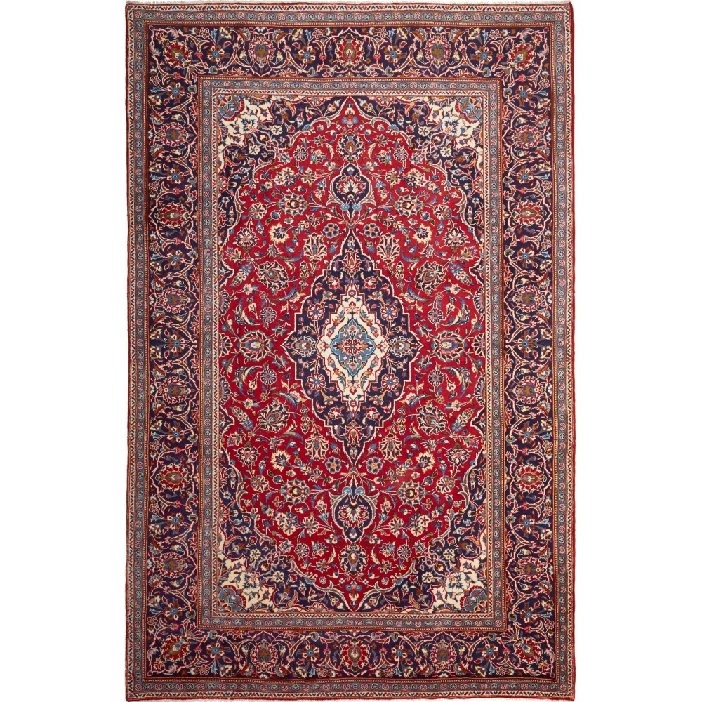 Tappeto Ardakan Persia marrone giallo 202x317