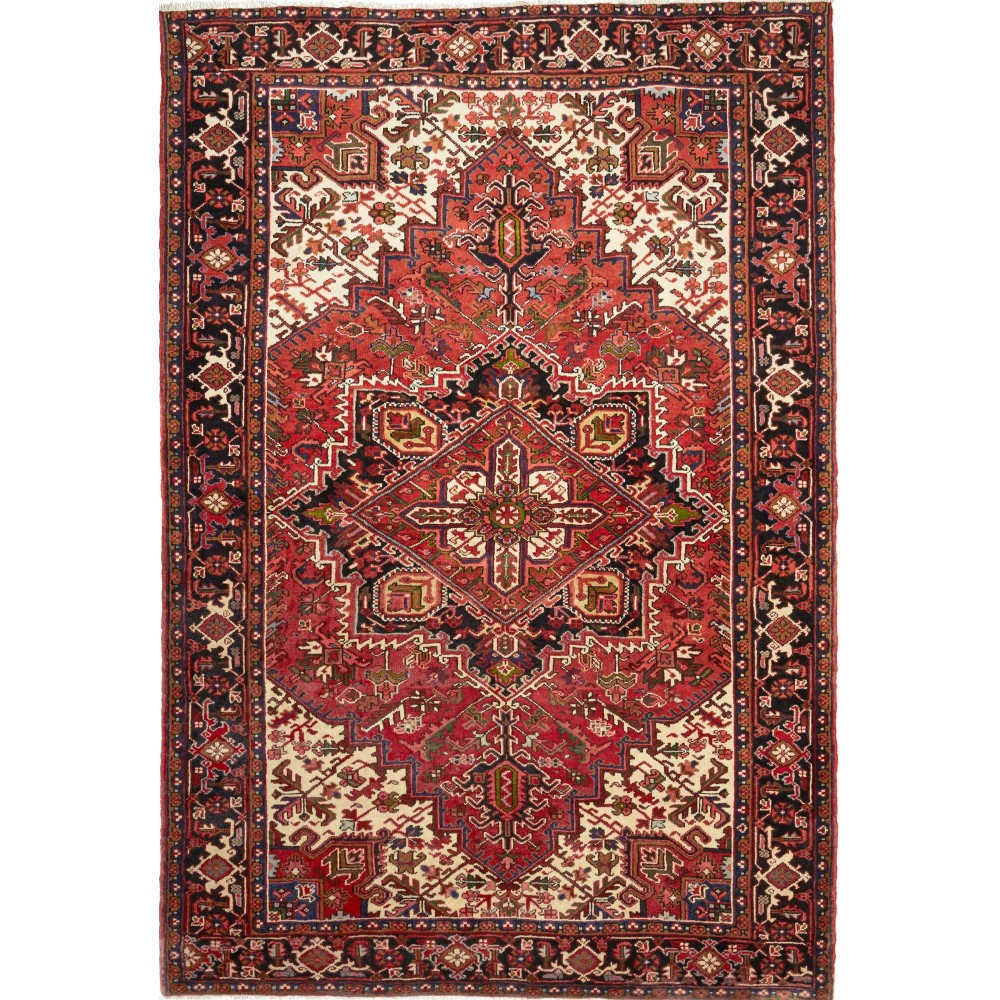 Tappeto Gorawan Persia marrone giallo 206x307