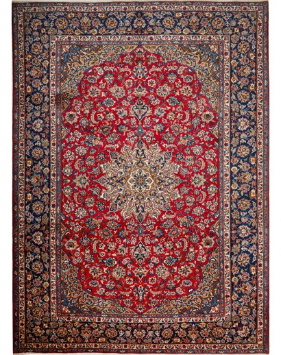 Tappeto Nadjafabad Persia marrone giallo 292x403