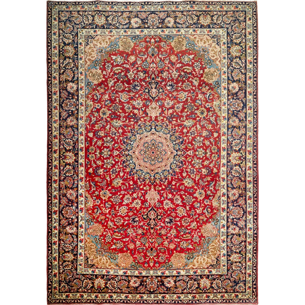 Tappeto Nadjafabad Persia marrone grigio 255x367