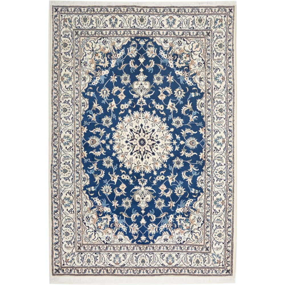 Tappeto Nain Kashmar Persia grigio 163x245
