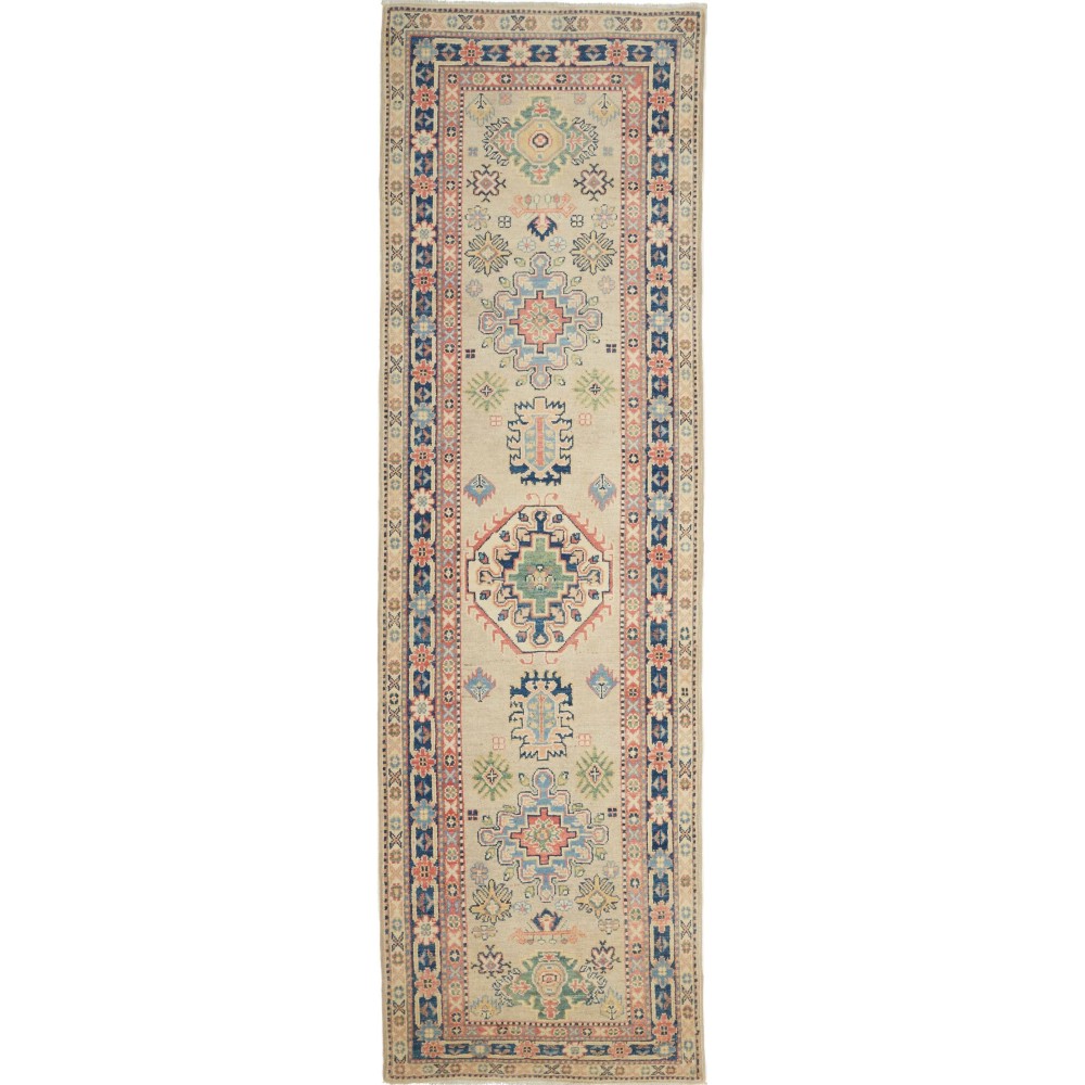 Tappeto Kazak Afghanistan marrone 85x280