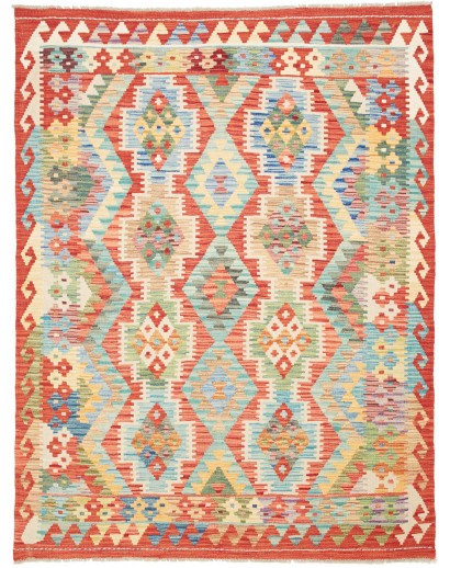 Tappeto Kilim Afghanistan marrone 146x196