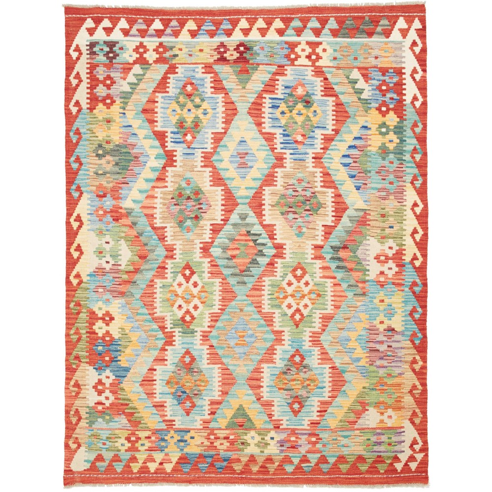 Tappeto Kilim Afghanistan marrone 146x196