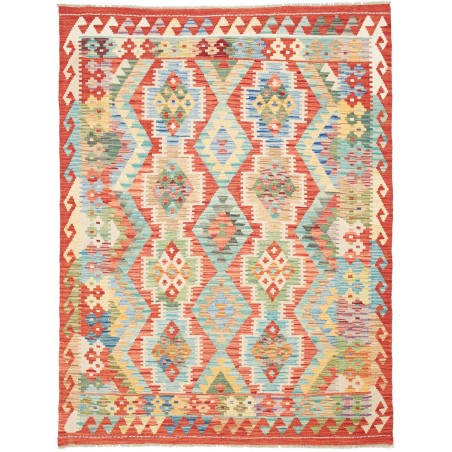Tappeto Kilim Afghanistan marrone 146x196
