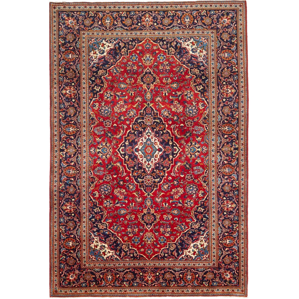Tappeto Ardakan Persia marrone giallo 197x299
