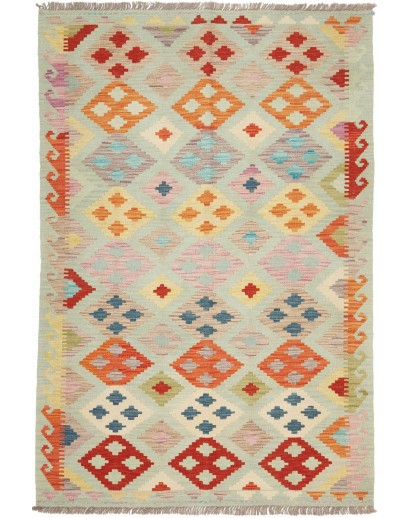 Tappeto Kilim Afghanistan marrone 122x176
