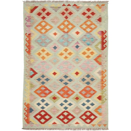Tappeto Kilim Afghanistan marrone 122x176